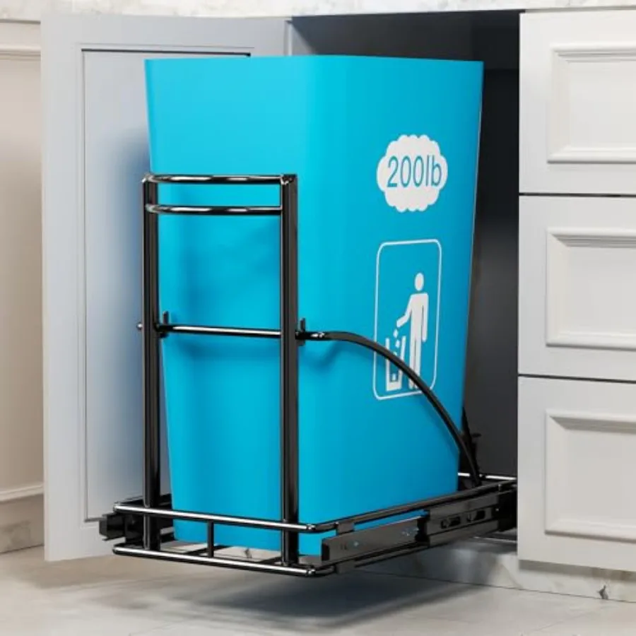 Under Sink Trash Can Pull Out 7-13Gal 50Qt Under Cabinet Trash Bin Pull Out Kit 13" Wx17 Hx17 D Sliding Garbage Can Under Count
Under Sink Trash Can Pull Out 7-13Gal 50Qt Under Cabinet Trash Bin Pull Out Kit 13" Wx17 Hx17 D Sliding Garbage Can Under Count