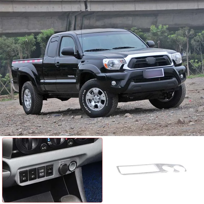 For Toyota Tacoma 2011-2014 Central control power socket decorative sequins aluminum alloy interior modification accessories
For Toyota Tacoma 2011-2014 Central control power socket decorative sequins aluminum alloy interior modification accessories