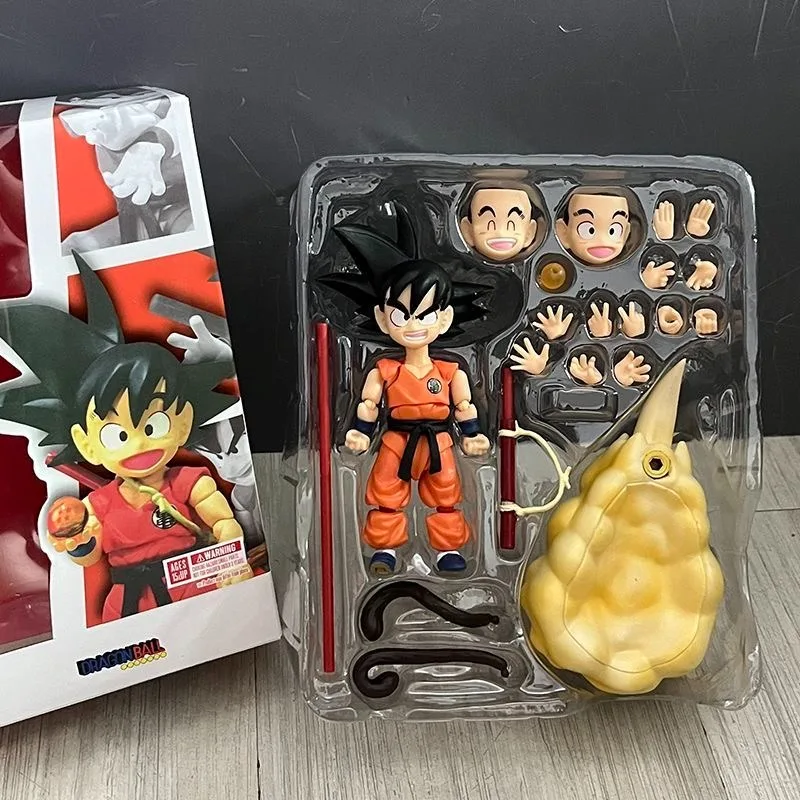 SHF Dragon Ball Super Movable Sun Wukong Kakarot Young Goku Somersault Cloud Golden Cudgel Figure Model Toy Collection Gift
SHF Dragon Ball Super Movable Sun Wukong Kakarot Young Goku Somersault Cloud Golden Cudgel Figure Model Toy Collection Gift