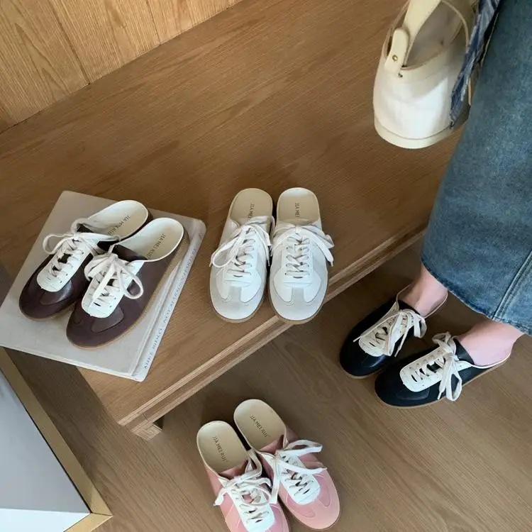 Women's Genuine Leather Shoes Multicolored Sandals Slippers Soft Luxury Slides Sneaker Comfort Designer Flat Mixed Colors Retro
Women's Genuine Leather Shoes Multicolored Sandals Slippers Soft Luxury Slides Sneaker Comfort Designer Flat Mixed Colors Retro