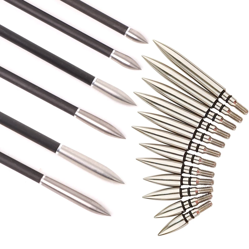 24Pcs 100-300 Grain Archery Broadheads Arrow Field Points Screw-In Arrowheads Target Practice Arrow Tips for Bow Hunting
24Pcs 100-300 Grain Archery Broadheads Arrow Field Points Screw-In Arrowheads Target Practice Arrow Tips for Bow Hunting