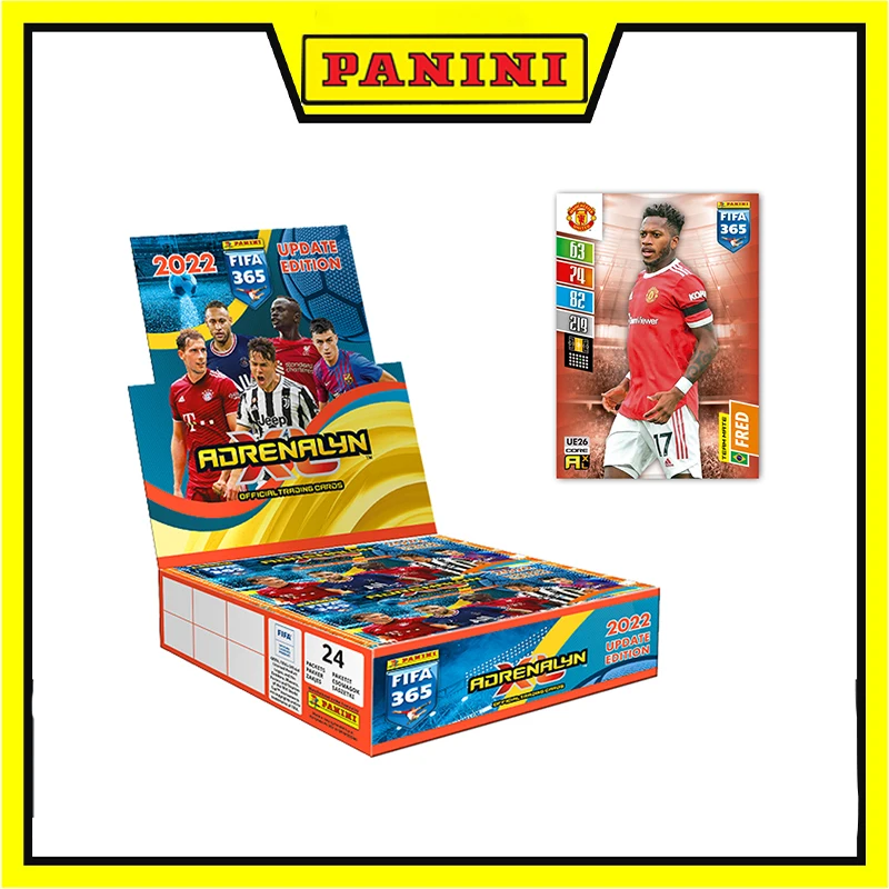 Официальная карта Star Card Panini FIFA365, дополнительная версия 2022, слепая сумка, слепая коробка
Официальная карта Star Card Panini FIFA365, дополнительная версия 2022, слепая сумка, слепая коробка