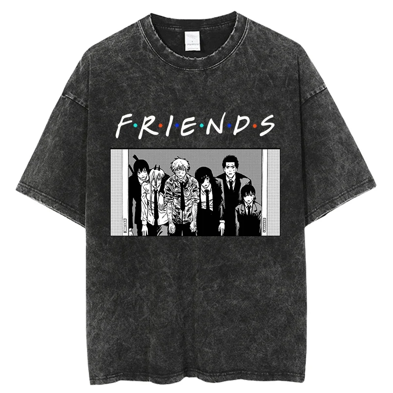 Hip Hop Washed T Shirt Japanese Anime Chainsaw Man Print T-Shirt Men Vintage Cotton Casual Tshirt Summer Short Sleeve Tops Tees
Hip Hop Washed T Shirt Japanese Anime Chainsaw Man Print T-Shirt Men Vintage Cotton Casual Tshirt Summer Short Sleeve Tops Tees