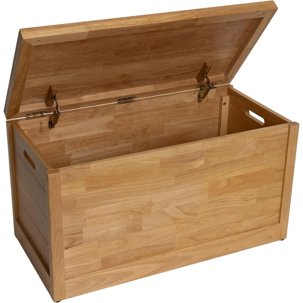 Heavy-duty Solid Hardwood Blanket Chest, Storage Trunk, 35.5 by 17.4 by 19.5 Inches, Natural
Heavy-duty Solid Hardwood Blanket Chest, Storage Trunk, 35.5 by 17.4 by 19.5 Inches, Natural