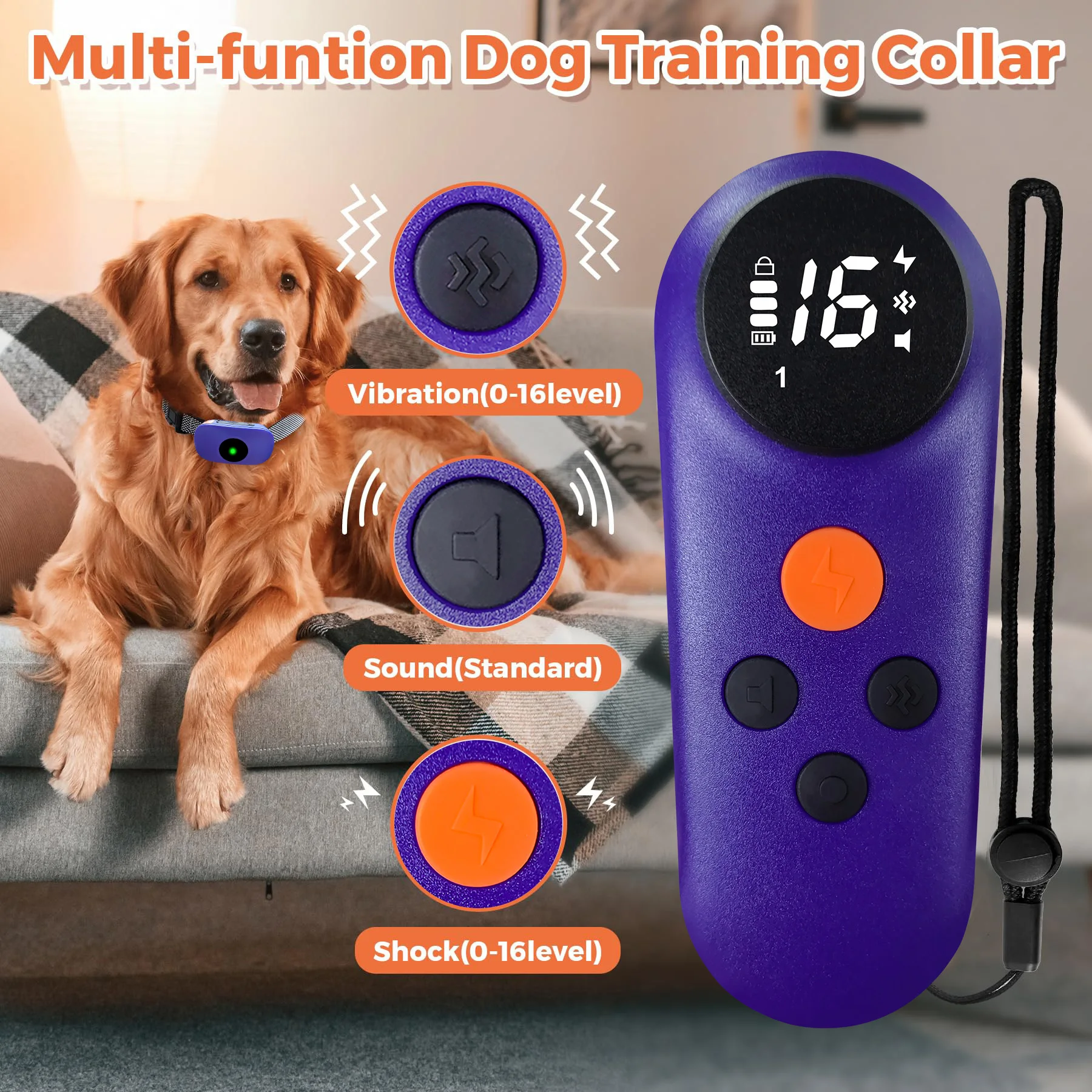 PUPOPAN Dog Shock Collar - 1640FT Dog Training Collar with Remote, IP67 Waterproof Electric Collar with 3 Training Modes
PUPOPAN Dog Shock Collar - 1640FT Dog Training Collar with Remote, IP67 Waterproof Electric Collar with 3 Training Modes