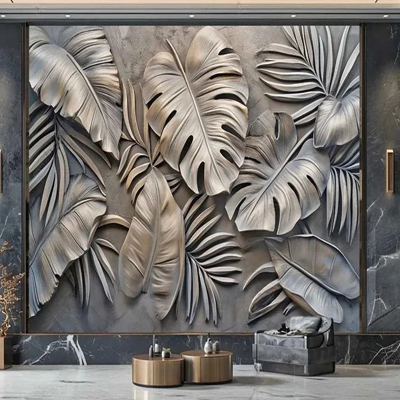 Custom Mural Vintage Relief Tropical Plant Leave Photo Wallpaper Living Room TV Sofa Background Wall Covering 3D Papel De Parede
Custom Mural Vintage Relief Tropical Plant Leave Photo Wallpaper Living Room TV Sofa Background Wall Covering 3D Papel De Parede