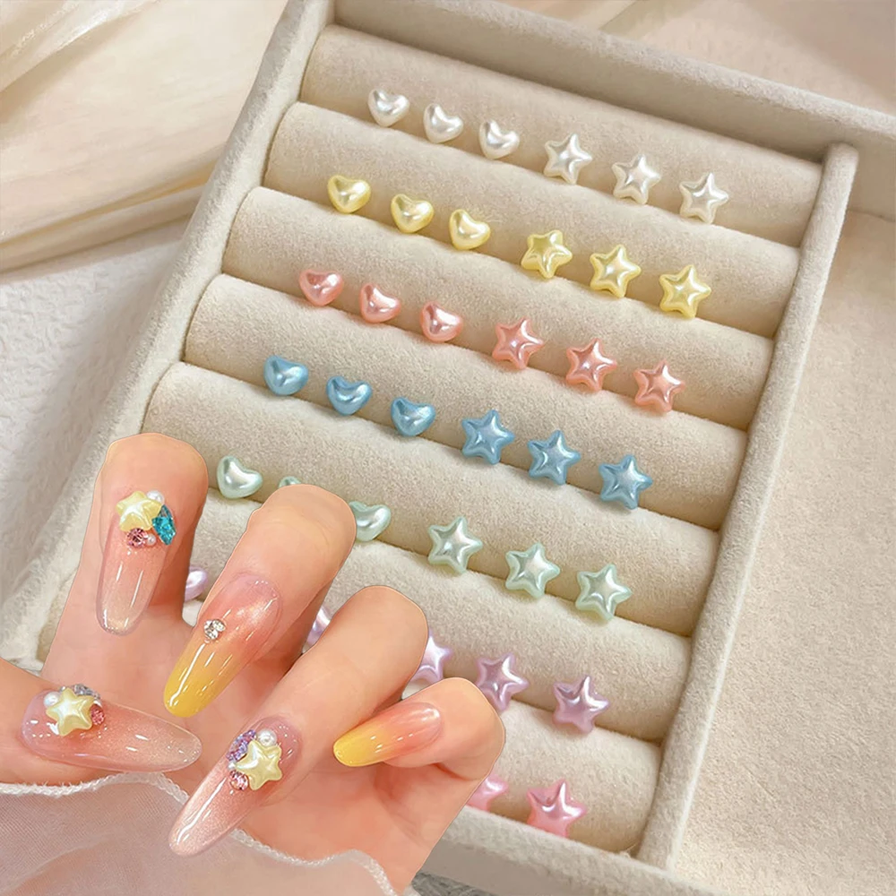 50Pcs 3D Bright Candy Color Star Heart Nail Charms Kawaii Resin Little Stars Beads Nail Art Supplies DIY Manicure Accessories
50Pcs 3D Bright Candy Color Star Heart Nail Charms Kawaii Resin Little Stars Beads Nail Art Supplies DIY Manicure Accessories