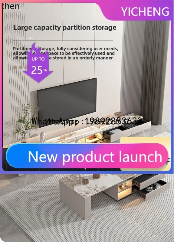 X4 rock slab solid wood coffee table TV cabinet combination retractable living room bright floor cabinet
X4 rock slab solid wood coffee table TV cabinet combination retractable living room bright floor cabinet