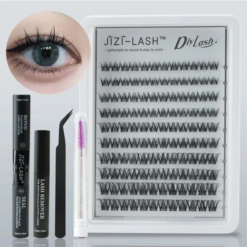 JIZI-LASH Individual Lashes Kit Lash Glue Brush and Tweezer DIY Eyelashes Cluster False Eyelash Extension Makeup Set Faux Cils
JIZI-LASH Individual Lashes Kit Lash Glue Brush and Tweezer DIY Eyelashes Cluster False Eyelash Extension Makeup Set Faux Cils