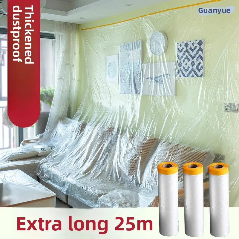 Dustproof Cover for Furniture Protection Disposable Plastic Film Cloth Home Sofa Dustproof Cover Cloth Modern Simple Style
Dustproof Cover for Furniture Protection Disposable Plastic Film Cloth Home Sofa Dustproof Cover Cloth Modern Simple Style