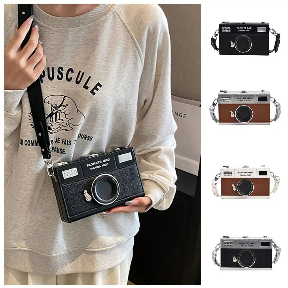 Mini PU Camera Shoulder Bag Small Bag Large Capacity Funny Box Bag Crossbody Bag Shoulder Bag Party
Mini PU Camera Shoulder Bag Small Bag Large Capacity Funny Box Bag Crossbody Bag Shoulder Bag Party