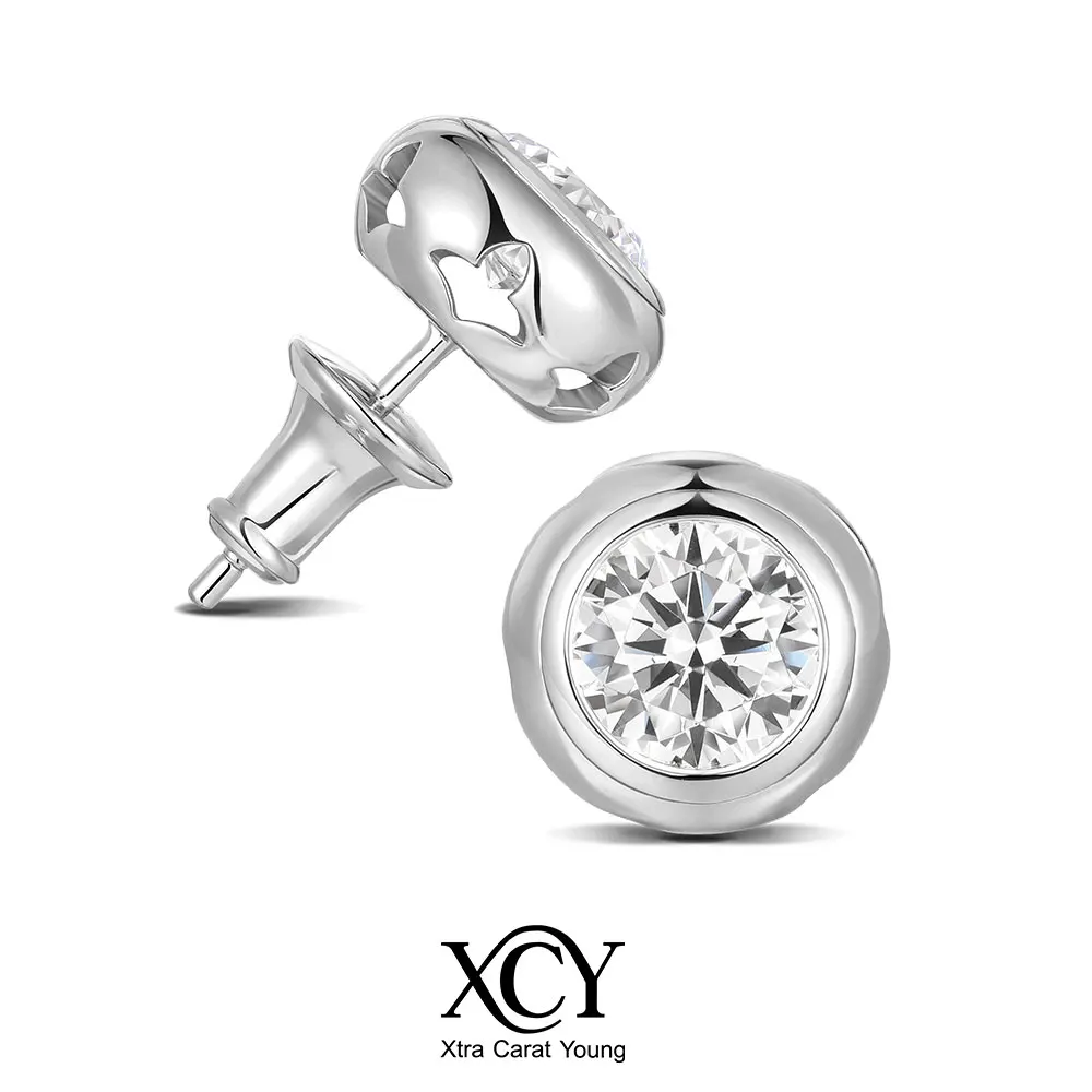 XCY 0.6/1/2/4 ct 5A Zircon Stud Earrings 925 Silver Needle Hypoallergenic Round Diamond Earrings Minimalist Daily Fine Jewelry
XCY 0.6/1/2/4 ct 5A Zircon Stud Earrings 925 Silver Needle Hypoallergenic Round Diamond Earrings Minimalist Daily Fine Jewelry