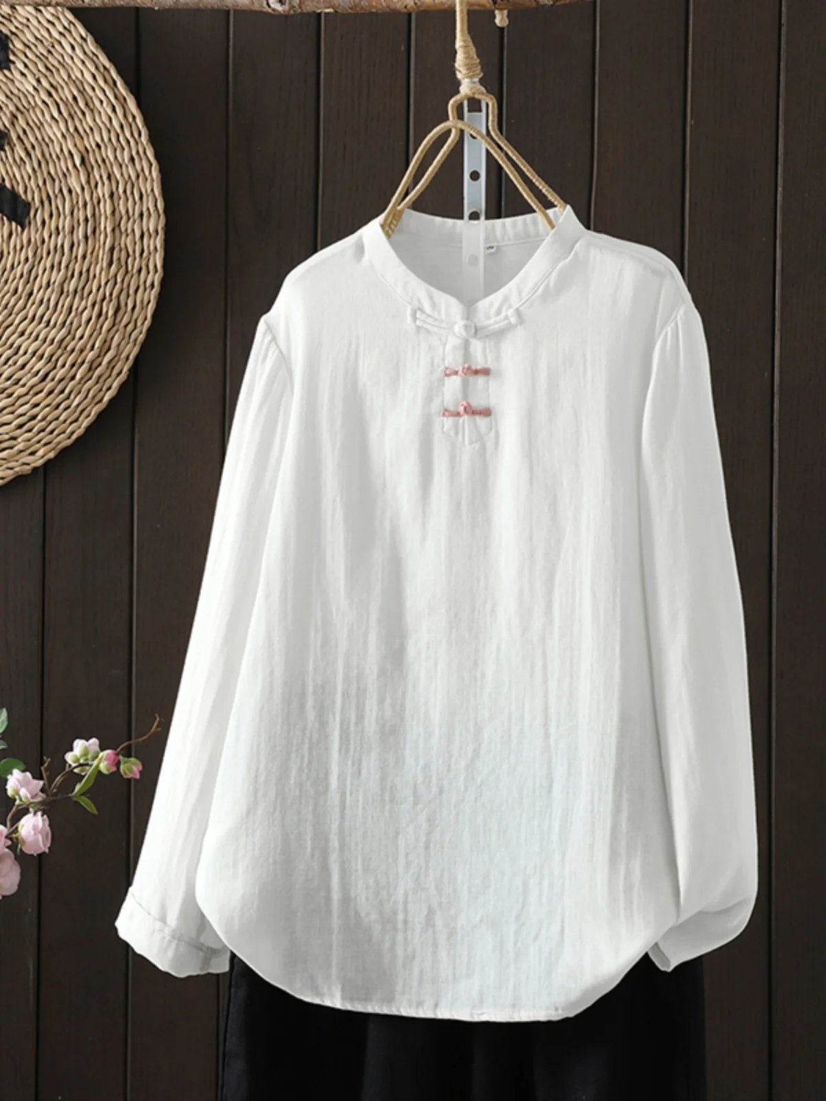 Long Sve Cotton irt Women's Double Layer Casual Collar New Chinese Sle National Trend irt Faionable Sun Protection...
Long Sve Cotton irt Women's Double Layer Casual Collar New Chinese Sle National Trend irt Faionable Sun Protection...