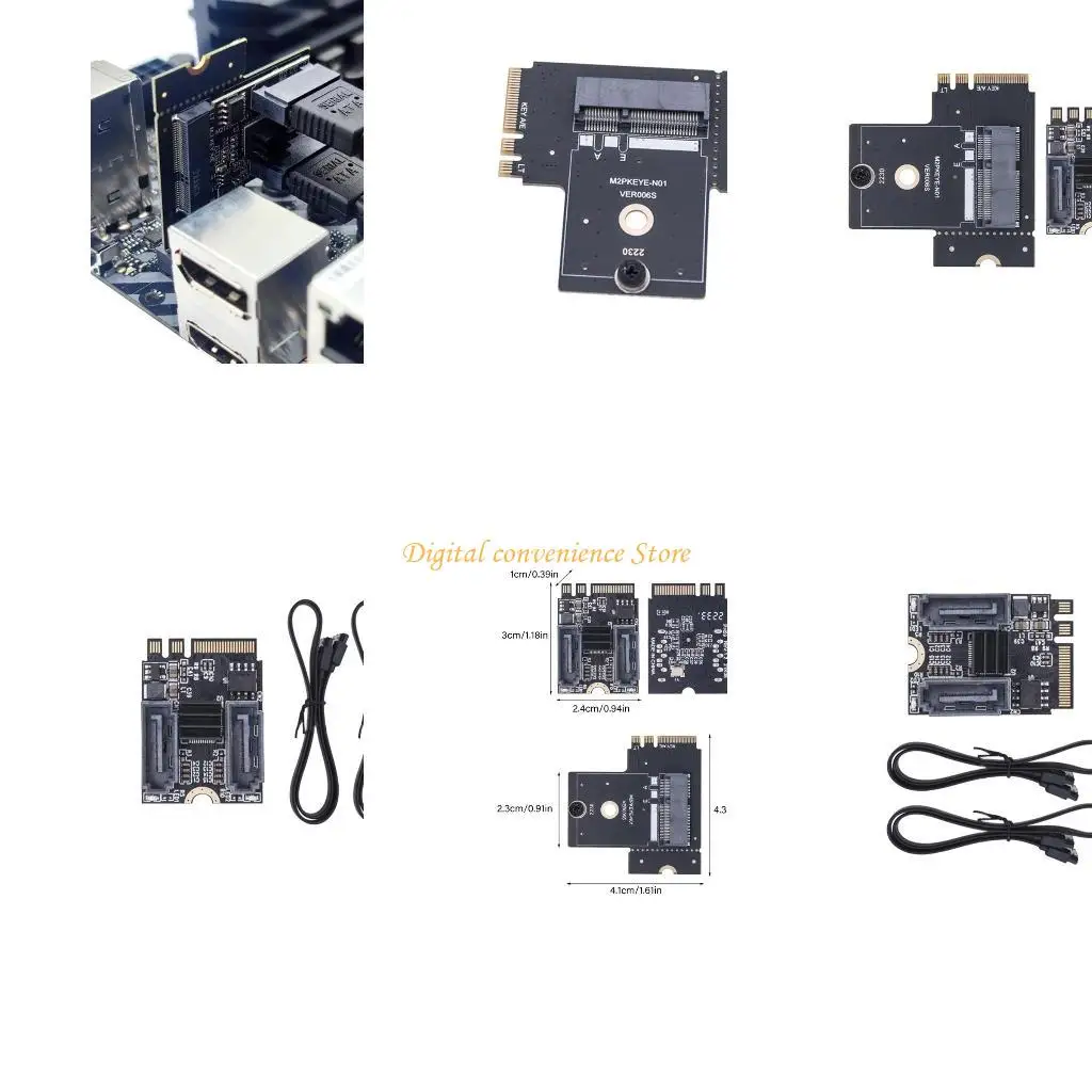 97QA Двухпортовая плата преобразователя M.2 в SATAIII 6 Гбит/с для интерфейсов NGFF A
97QA Двухпортовая плата преобразователя M.2 в SATAIII 6 Гбит/с для интерфейсов NGFF A