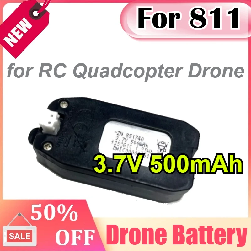 For 811 K07 D12 3.7V 500mAh MINI Drone Battery for RC Quadcopter Drone
For 811 K07 D12 3.7V 500mAh MINI Drone Battery for RC Quadcopter Drone