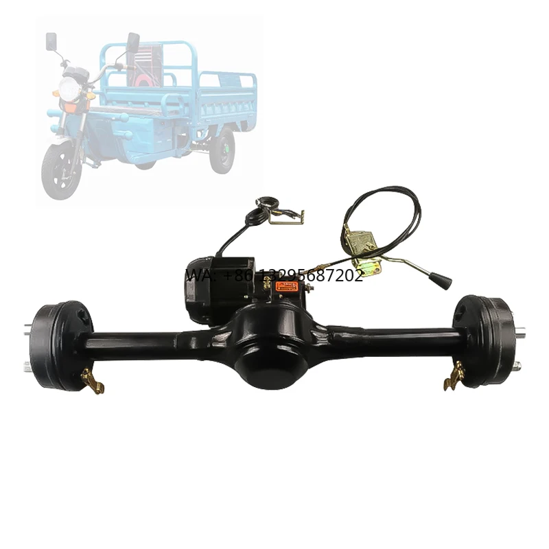 Бесщеточный двигатель 1300 Вт для заднего моста электротрицикла с переключением скоростей, барабанный тормоз, высокоскоростной и низкоскоростной приводные валы 80 см
Бесщеточный двигатель 1300 Вт для заднего моста электротрицикла с переключением скоростей, барабанный тормоз, высокоскоростной и низкоскоростной приводные валы 80 см