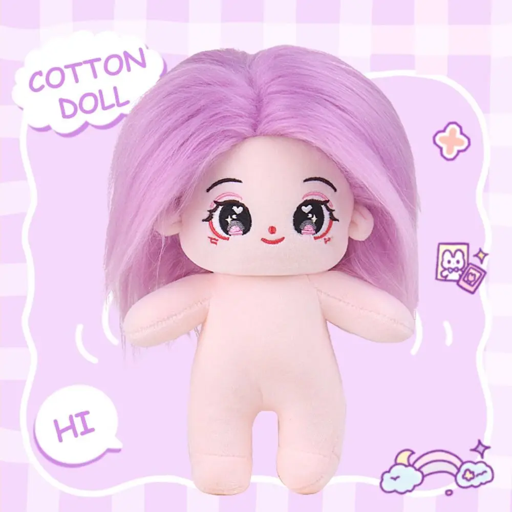 Princess Toy Nude 20cm Skeletonless Doll Cute Plush Stuffed Frameless Cotton Doll IDol Kawaii Dress Up Doll with Hair Children
Princess Toy Nude 20cm Skeletonless Doll Cute Plush Stuffed Frameless Cotton Doll IDol Kawaii Dress Up Doll with Hair Children