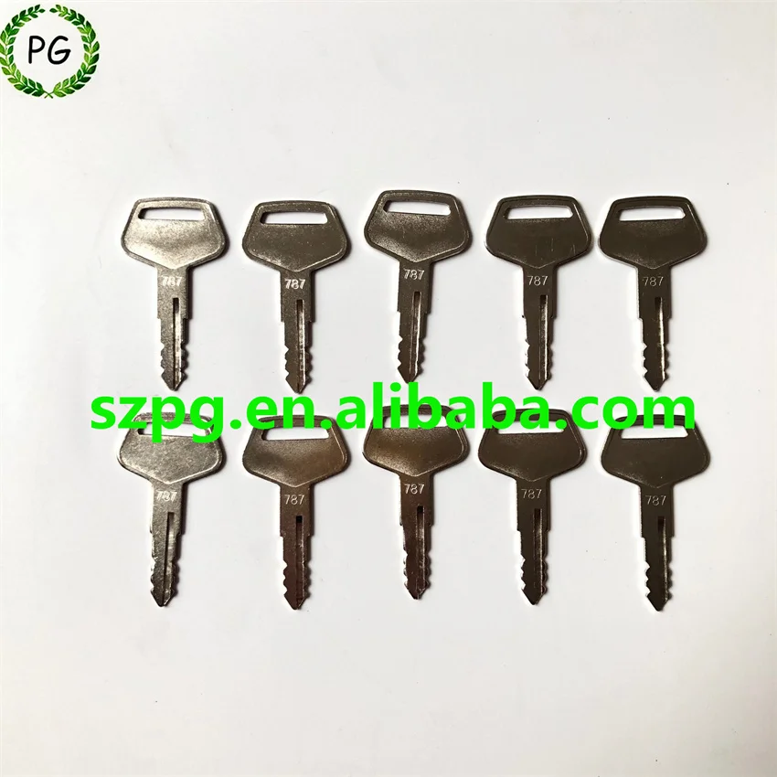 10PCS 787 Key for Komatsu Excavator Dozer Loader Heavy Equipment TR261434
10PCS 787 Key for Komatsu Excavator Dozer Loader Heavy Equipment TR261434