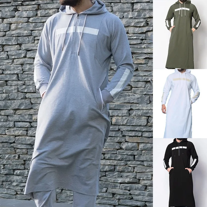 New Men's Long Sleeve Hoodie Drawstring Sweatshirt Vintage Striped Pocket Robe Casual Thin Zipper Style for Middle-Aged And E...
New Men's Long Sleeve Hoodie Drawstring Sweatshirt Vintage Striped Pocket Robe Casual Thin Zipper Style for Middle-Aged And E...