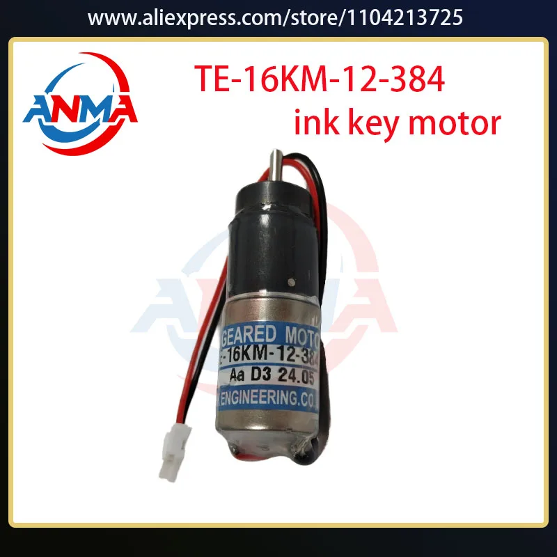 Заводская цена 10 шт. Ryobi Ink Key Motor TE-16KM-12-384 TE16KM-12-384 с электрическим проводом для деталей машины офсетного принтера Ryobi 
Заводская цена 10 шт. Ryobi Ink Key Motor TE-16KM-12-384 TE16KM-12-384 с электрическим проводом для деталей машины офсетного принтера Ryobi