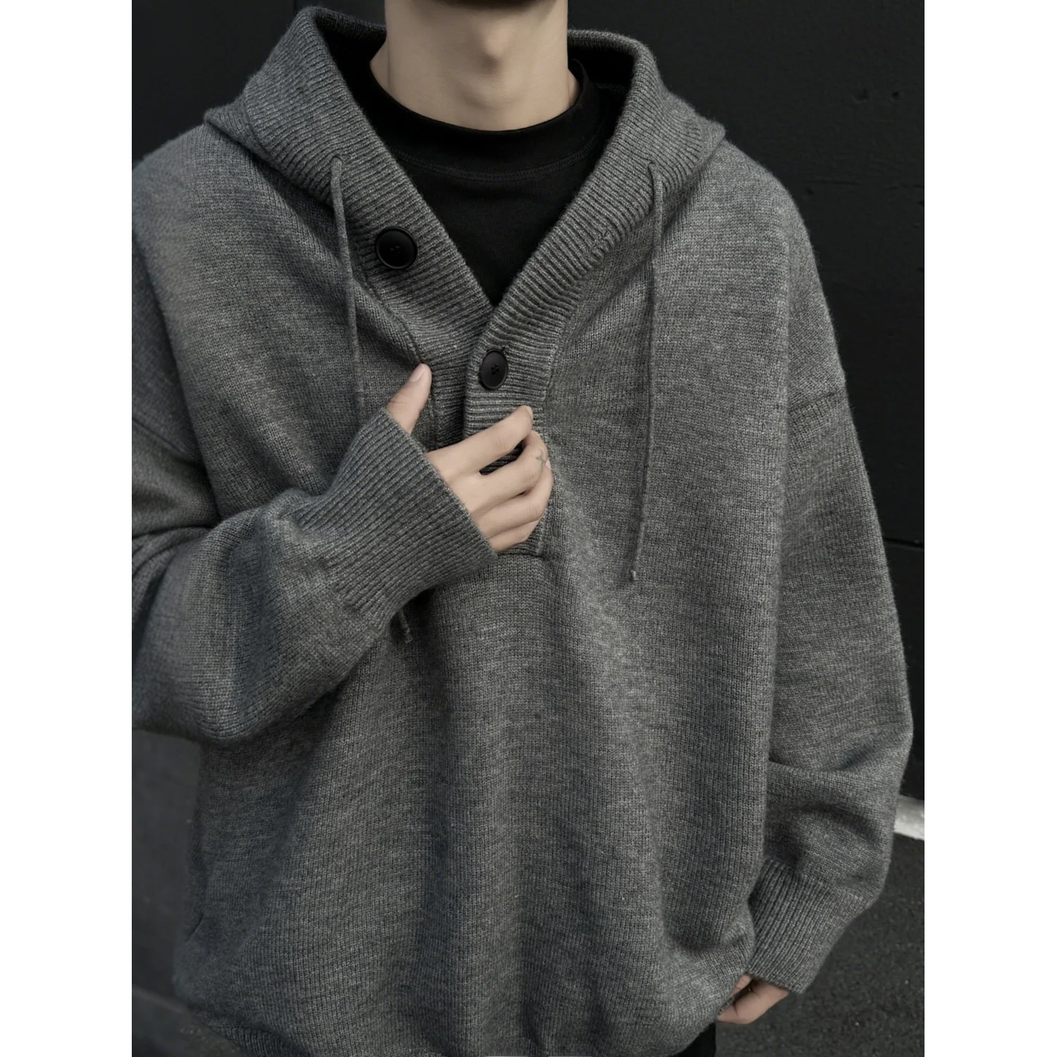 American Style Vintage Grey Hooded Knitted Sweater Men's Loose Casual Top Coat for Autumn Winter Lazy Style Versatile Comfort...
American Style Vintage Grey Hooded Knitted Sweater Men's Loose Casual Top Coat for Autumn Winter Lazy Style Versatile Comfort...