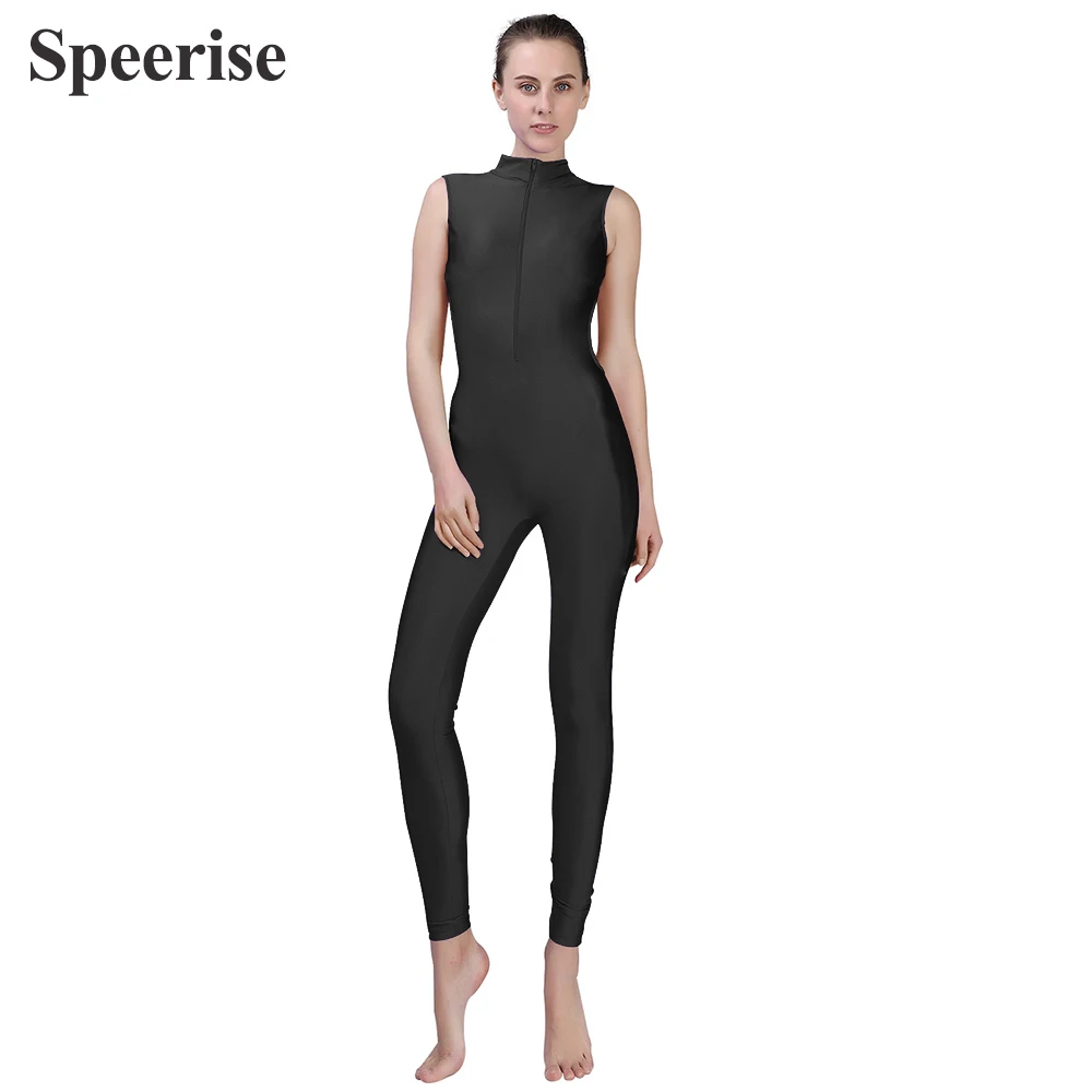 Women Front Zipper Ballet Tank Unitard Sleeveless Spandex Jumpsuit Yoga Playsuit Halloween Cosplay Dance Costumes Stage Bodysuit
Women Front Zipper Ballet Tank Unitard Sleeveless Spandex Jumpsuit Yoga Playsuit Halloween Cosplay Dance Costumes Stage Bodysuit