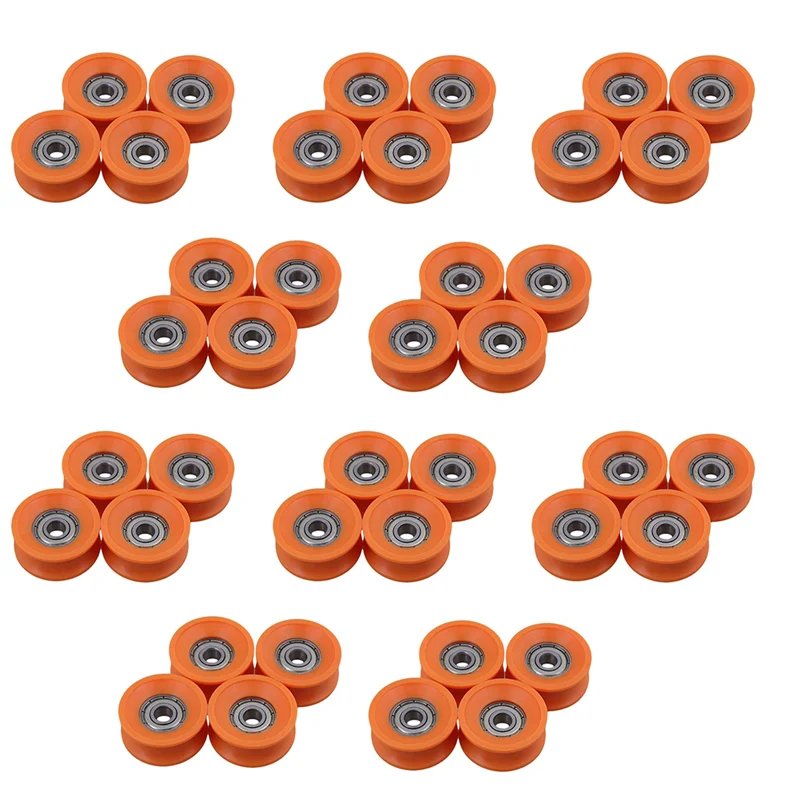 Flash Trend 40Pcs 6X30x13mm Plastic Coated Sealed Bearings Steel 606Z Deep U Groove Guide Pulley Rail Ball Rolling Bearing Wheel
Flash Trend 40Pcs 6X30x13mm Plastic Coated Sealed Bearings Steel 606Z Deep U Groove Guide Pulley Rail Ball Rolling Bearing Wheel