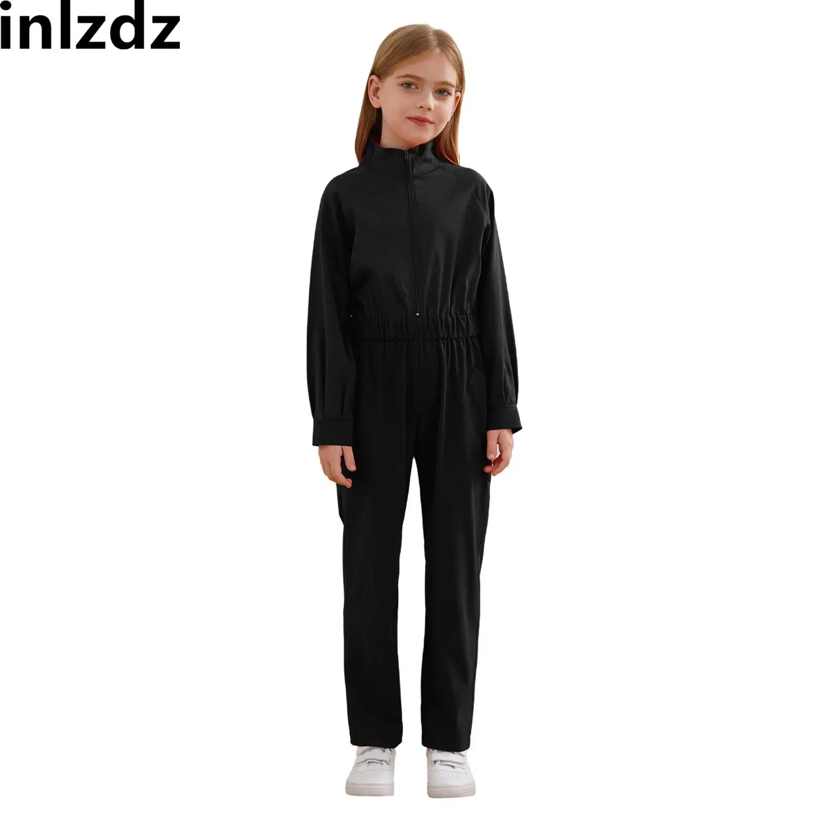 Unisex Kids Boys Girls One Piece Suit Coverall Jumpsuit Long Sleeve Zipper Closure Front Solid Color Flightsuit Boiler Suit
Unisex Kids Boys Girls One Piece Suit Coverall Jumpsuit Long Sleeve Zipper Closure Front Solid Color Flightsuit Boiler Suit