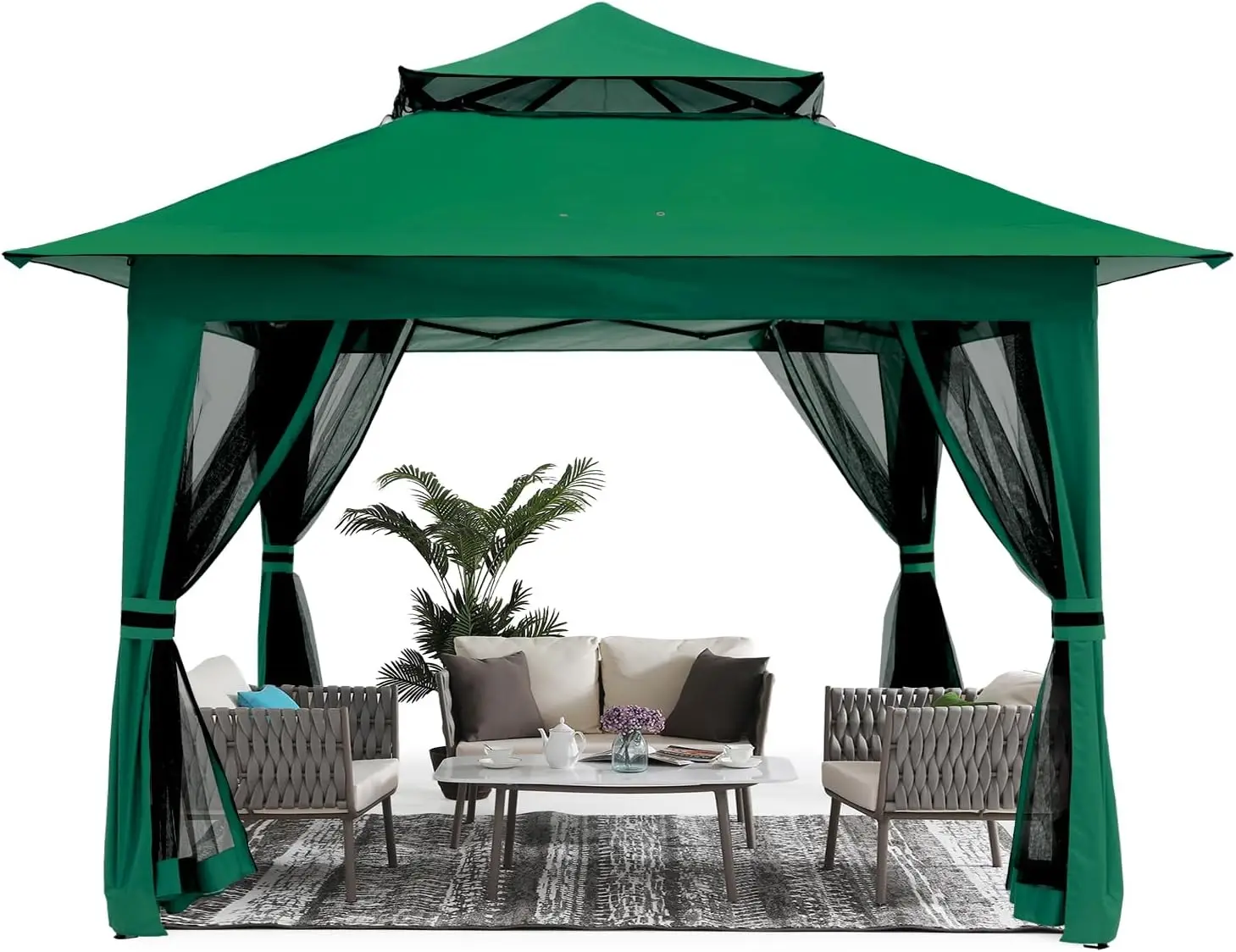 Выдвижная беседка ABCCANOPY 13x13 — уличная палатка с навесом и москитной сеткой для патио, сада, заднего двора (зеленая)
Выдвижная беседка ABCCANOPY 13x13 — уличная палатка с навесом и москитной сеткой для патио, сада, заднего двора (зеленая)