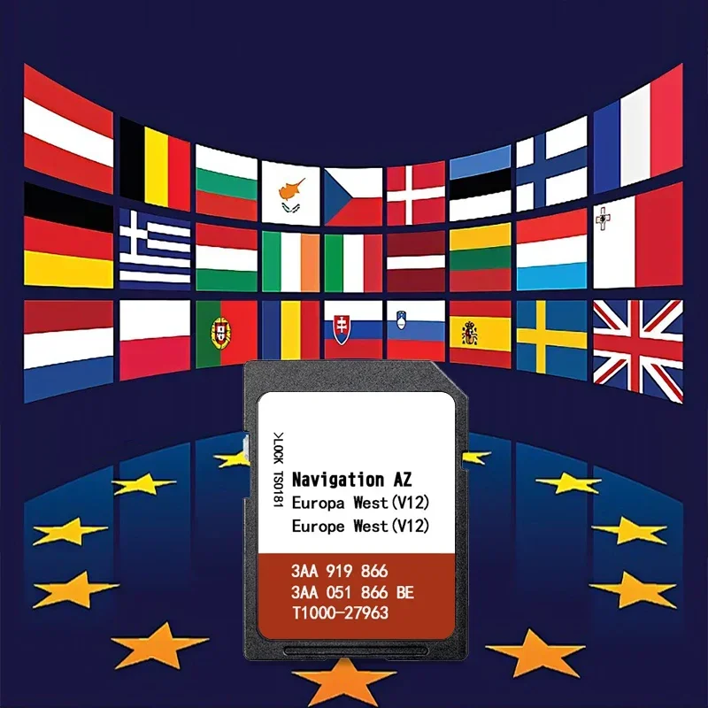 AZ V12 WEST for VW Sat Nav Orginal Map Navigation SD Data Version Card Update Europe Free Anti Fog Flim
AZ V12 WEST for VW Sat Nav Orginal Map Navigation SD Data Version Card Update Europe Free Anti Fog Flim