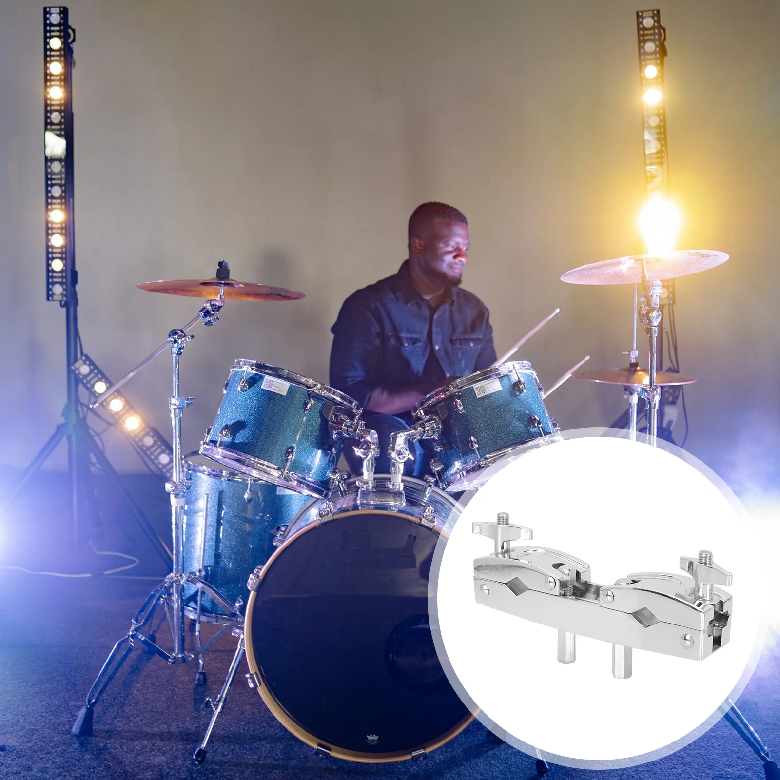 Connector Clip Clamp Drums Cowbell Mounted Brackets Kit Accessories Hoop Holder Durable High Hardness Iron Double Sided Clamp
Connector Clip Clamp Drums Cowbell Mounted Brackets Kit Accessories Hoop Holder Durable High Hardness Iron Double Sided Clamp