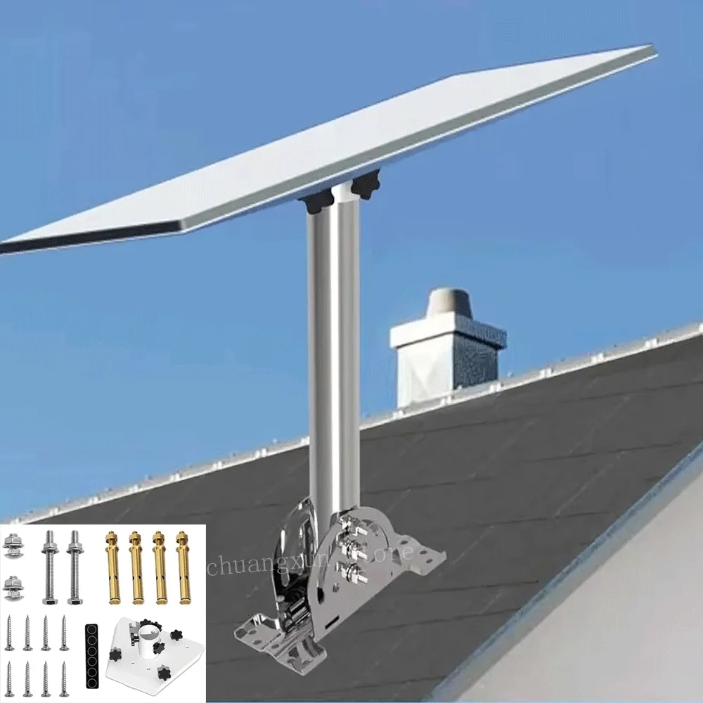 Starlink Gen V3 Roof Mount,Heavy Duty Pivot 360°Rotatable Stainless Steel RV Starlink Mounting Kit,Starlink Standard Gen3 Dish
Starlink Gen V3 Roof Mount,Heavy Duty Pivot 360°Rotatable Stainless Steel RV Starlink Mounting Kit,Starlink Standard Gen3 Dish