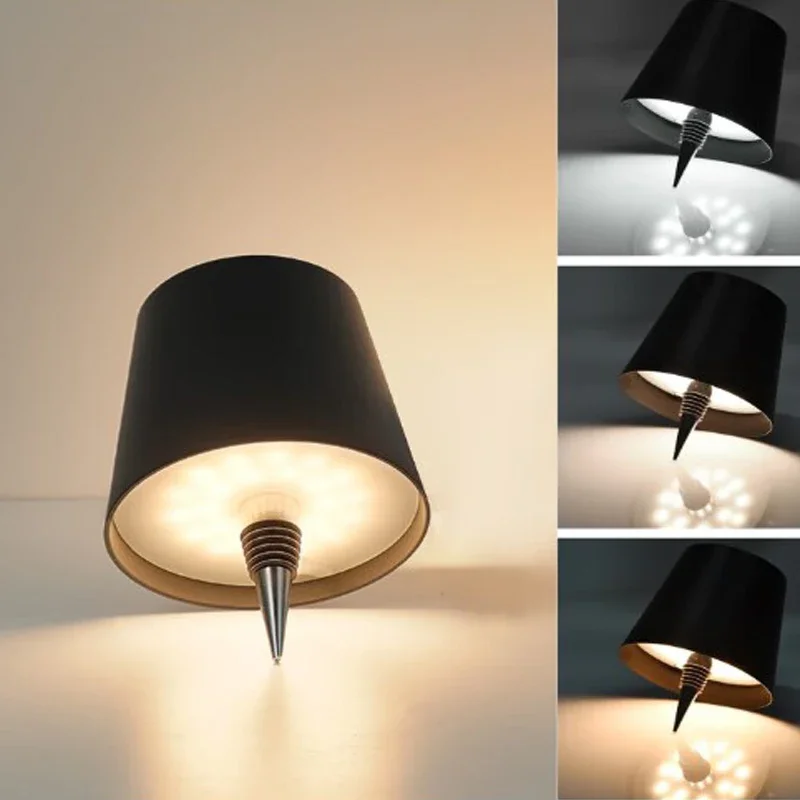 Wireless Bottle Table Lamp Touch Control of 3 Colors and Stepless Dimming Night Lamp Suitable for Bar Wine Bottles Desk Lights
Wireless Bottle Table Lamp Touch Control of 3 Colors and Stepless Dimming Night Lamp Suitable for Bar Wine Bottles Desk Lights