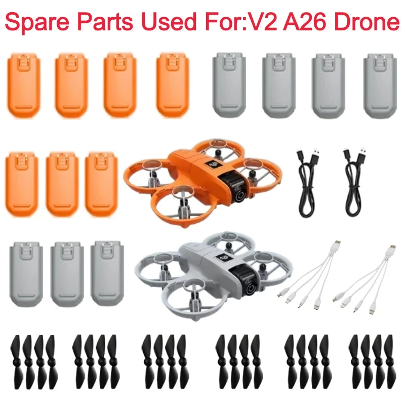 V2 A26 RC Drone 3.7V 600mAh Battery For V2 A26 Drone Battery Propeller Blades USB Line V2 RC Dron Battery Accessories Spare Part
V2 A26 RC Drone 3.7V 600mAh Battery For V2 A26 Drone Battery Propeller Blades USB Line V2 RC Dron Battery Accessories Spare Part