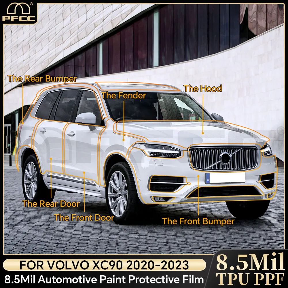 PPF for Volvo XC90 INSCRIPTION 2020-2023 T5 T6 B5 B6 2020-23 Transparent Pre Cut PPF Paint Protection Film TPU Clear Sticker
PPF for Volvo XC90 INSCRIPTION 2020-2023 T5 T6 B5 B6 2020-23 Transparent Pre Cut PPF Paint Protection Film TPU Clear Sticker