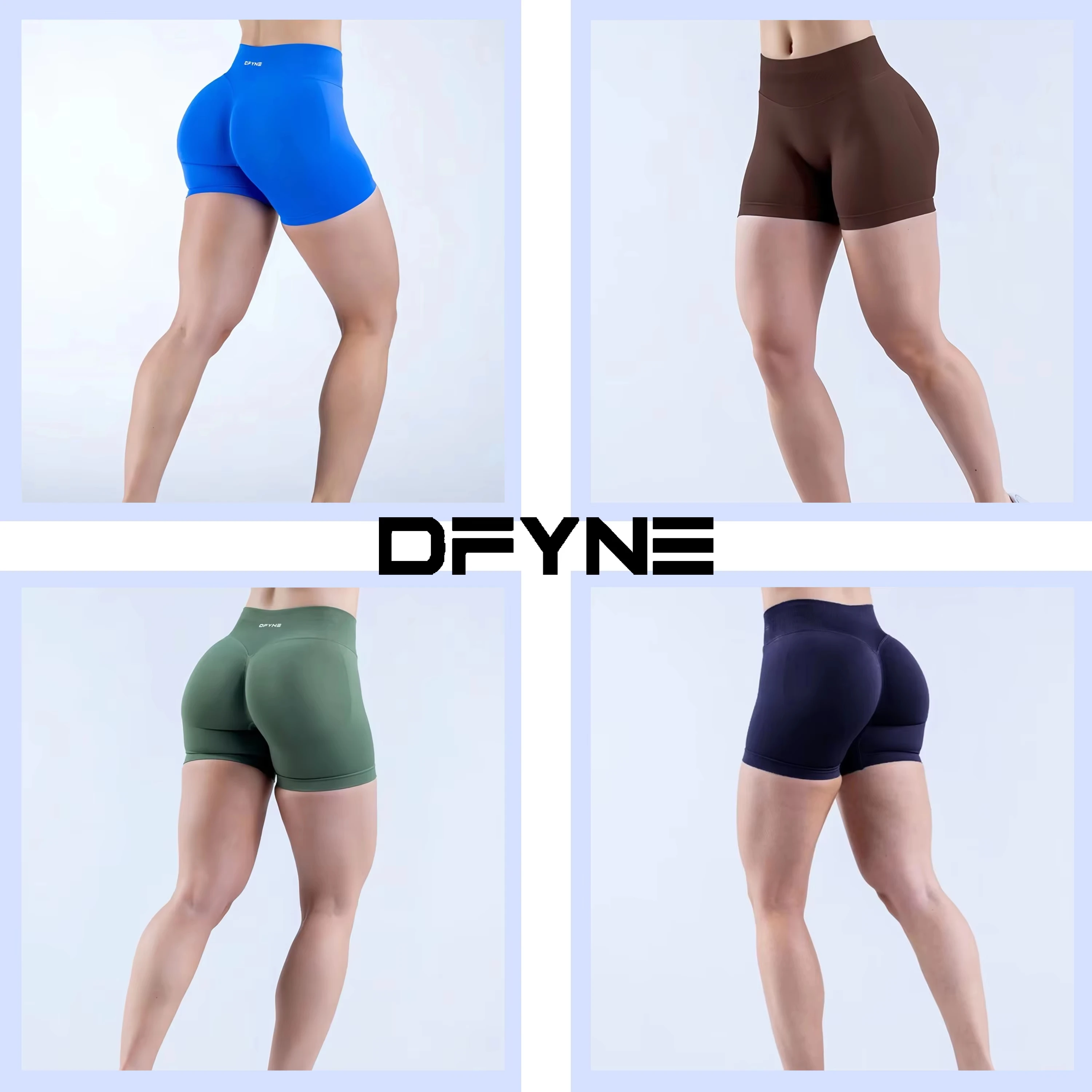 Yoga Impact Shorts with Logo 4.5'' Low Waist Seamless Shorts Scrunch Bum Gym Shorts Workout Biker Short Stretch Fitness Short
Yoga Impact Shorts with Logo 4.5'' Low Waist Seamless Shorts Scrunch Bum Gym Shorts Workout Biker Short Stretch Fitness Short
