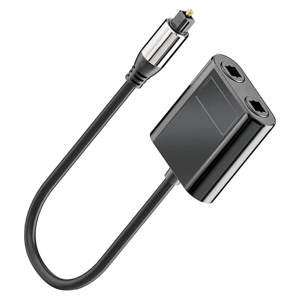 Optical Fiber Splitter 1-in-2 Optical Fiber Splitter Out Portable Lightweight Black Connector for Speaker System
Optical Fiber Splitter 1-in-2 Optical Fiber Splitter Out Portable Lightweight Black Connector for Speaker System