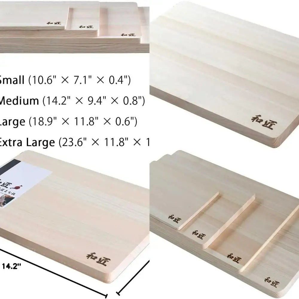 Medium Brown Premium Hinoki Cypress Cutting Board, Handcrafted in Japan
Medium Brown Premium Hinoki Cypress Cutting Board, Handcrafted in Japan
