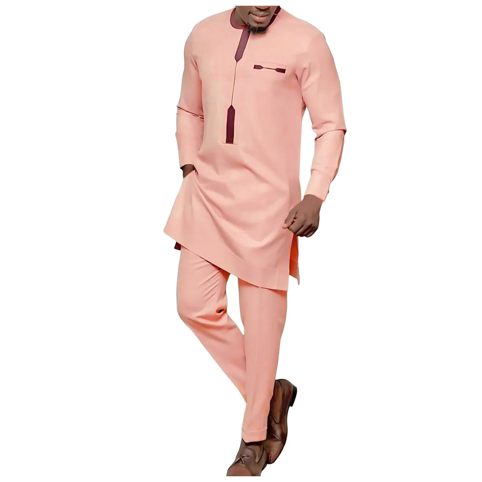 Mens Fashion Casual Loose African Style Round Neck Long Sleeve Pants Suit Bottom Pants
Mens Fashion Casual Loose African Style Round Neck Long Sleeve Pants Suit Bottom Pants