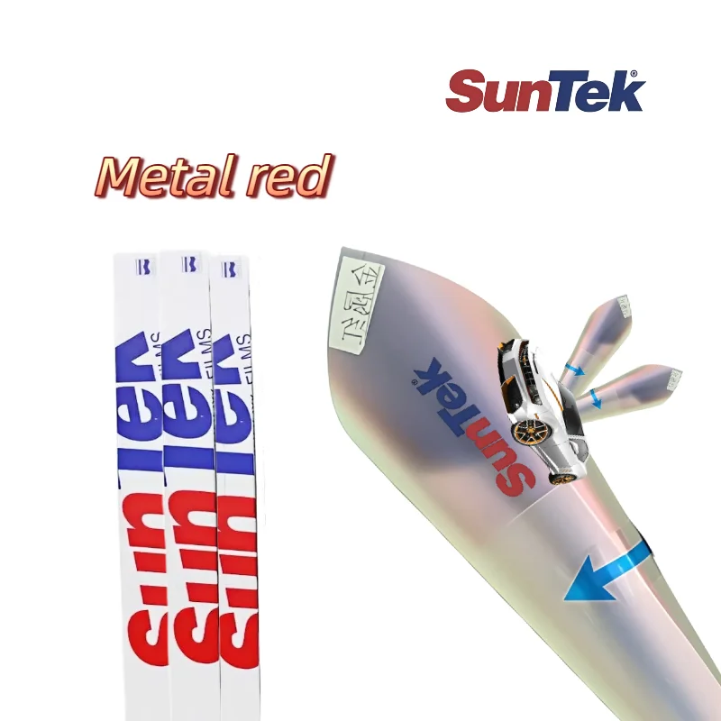 Suntek Metal Red Автомобильная тонировочная пленка 66,5% VLT 53,8% УФ-отклонение 22,3% IRR Блокировка Металлическая отделка Теплоизоляция УФ
Suntek Metal Red Автомобильная тонировочная пленка 66,5% VLT 53,8% УФ-отклонение 22,3% IRR Блокировка Металлическая отделка Теплоизоляция УФ