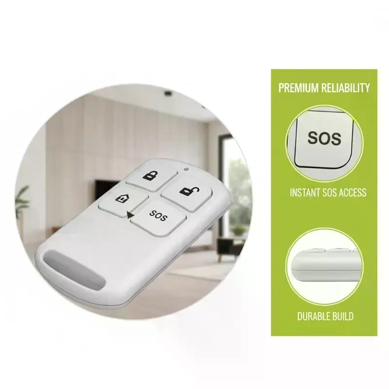 1Pcs Remotely Arm / Disarm Home Burglar Security Alarm System 433MHz Wireless Remote Control Detector For G30 PG103 107
1Pcs Remotely Arm / Disarm Home Burglar Security Alarm System 433MHz Wireless Remote Control Detector For G30 PG103 107