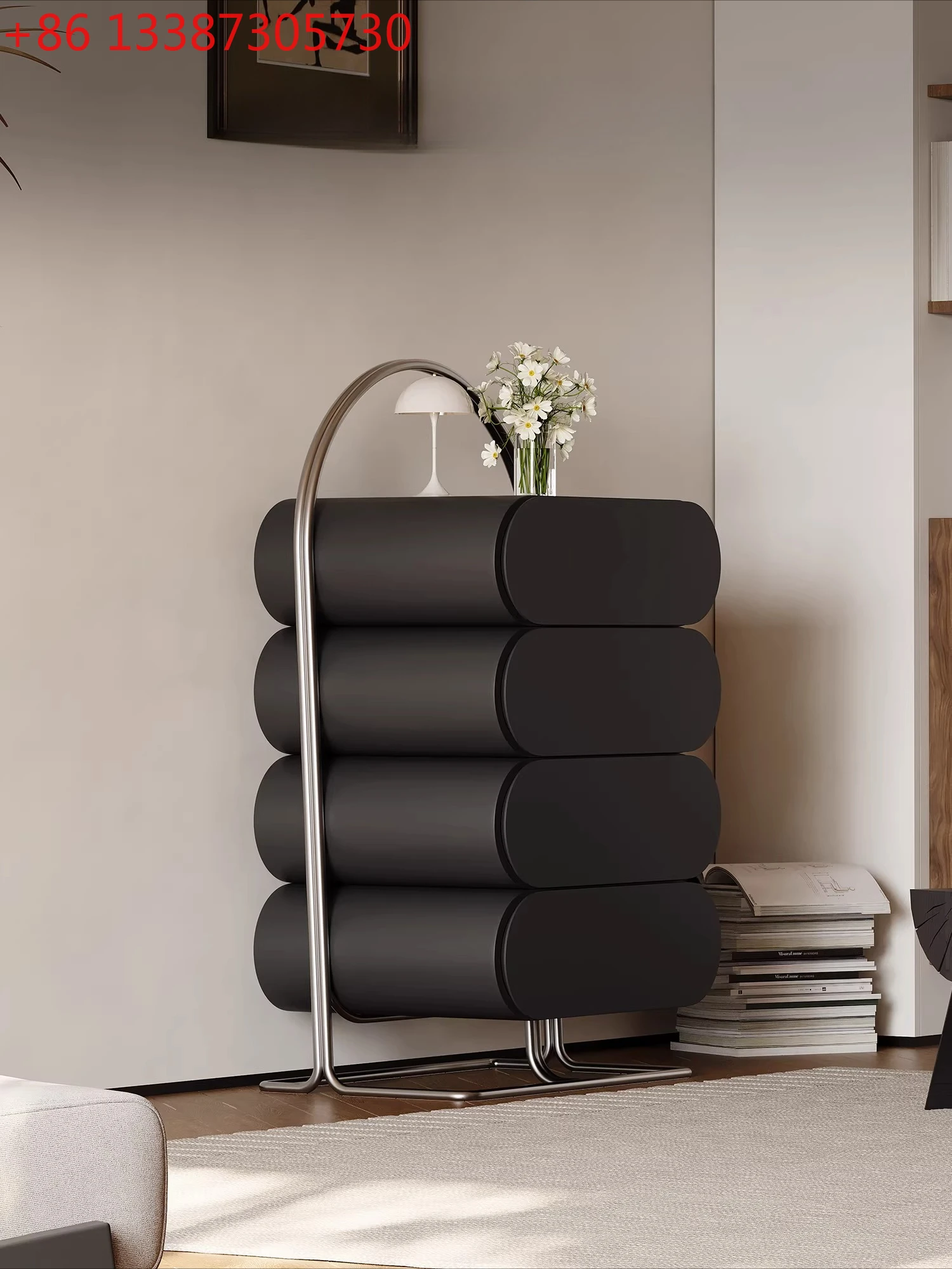 Italian minimalist four-chest cabinet stainless steel light luxury high-end living room locker
Italian minimalist four-chest cabinet stainless steel light luxury high-end living room locker