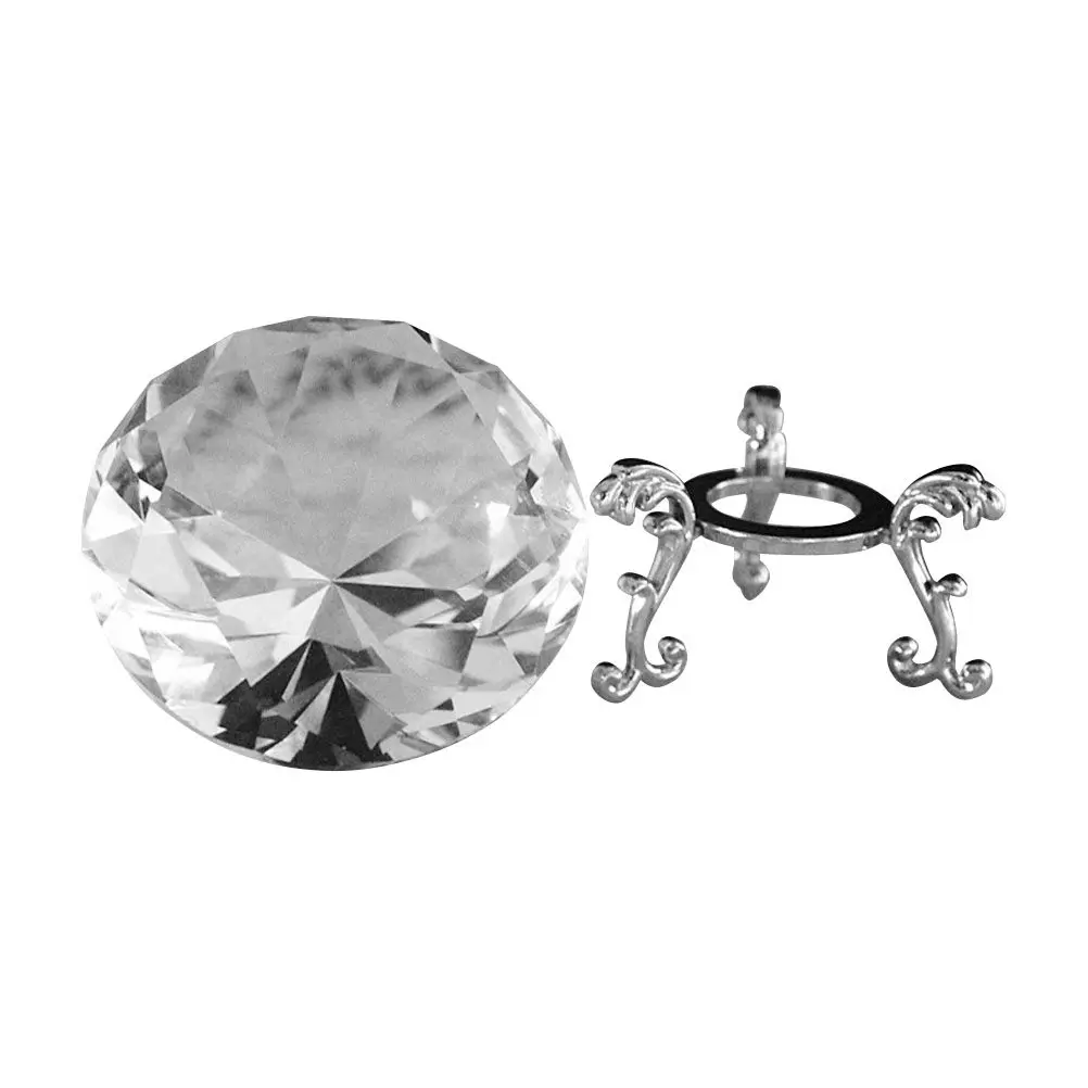 1Set Crystal Diamond Paperweight Decorative Desktop Ornament Clear Large Crystal Diamond with Stand Elegant Home Office Decor
1Set Crystal Diamond Paperweight Decorative Desktop Ornament Clear Large Crystal Diamond with Stand Elegant Home Office Decor