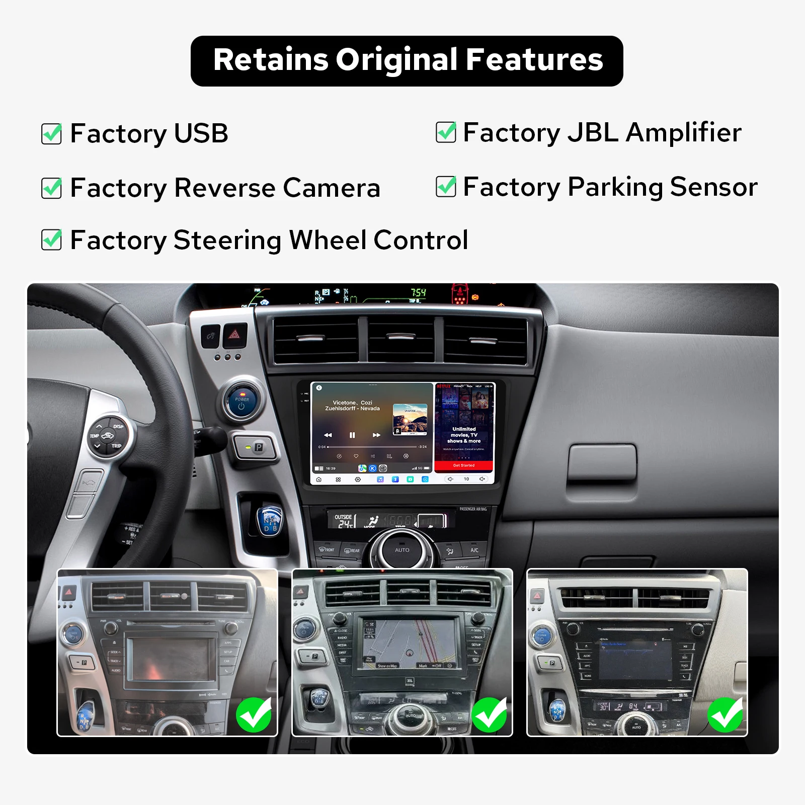 Автомагнитола JOYING 9.5" с CarPlay для Toyota Prius V 2012–2017 (левый руль), мультимедийный плеер, 12 ГБ ОЗУ, 256 ГБ ПЗУ, 2000*1200, Android Auto
Автомагнитола JOYING 9.5" с CarPlay для Toyota Prius V 2012–2017 (левый руль), мультимедийный плеер, 12 ГБ ОЗУ, 256 ГБ ПЗУ, 2000*1200, Android Auto