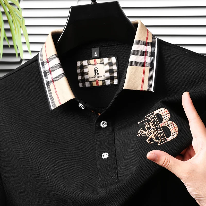 2025 Autumn and Winter New Style Lapel Long Sleeved Polo Shirt Men's Casual Business Light Luxury Embroidered T-shirt Base Shirt
2025 Autumn and Winter New Style Lapel Long Sleeved Polo Shirt Men's Casual Business Light Luxury Embroidered T-shirt Base Shirt