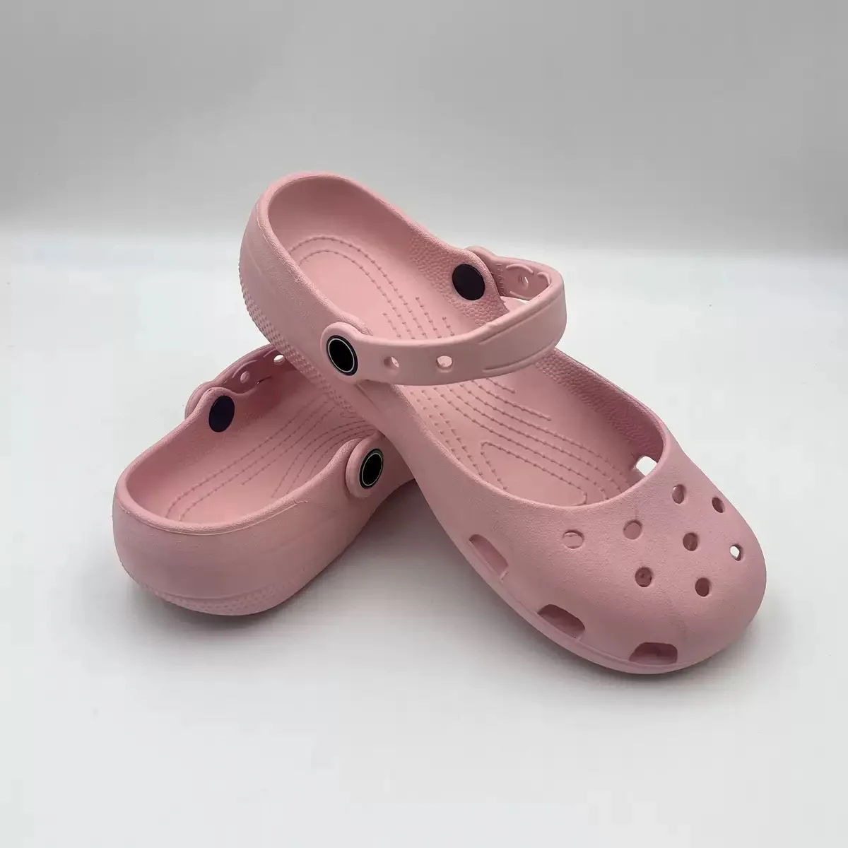 2026 Summer New Women Mary Jane Ballet Clogs, Perforated Hollow Breathable Nurse Shoes, Non-slip Flat Beach Sandals
2026 Summer New Women Mary Jane Ballet Clogs, Perforated Hollow Breathable Nurse Shoes, Non-slip Flat Beach Sandals