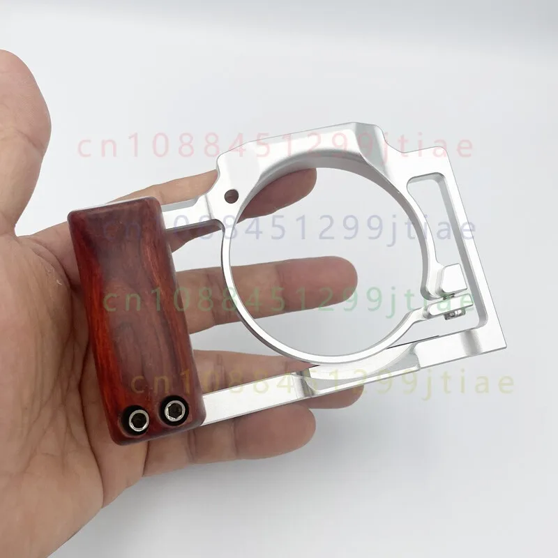 Wooden Hand Grip For Sony ZV-1 ZV1 First Version Cage Rig Quick Plate