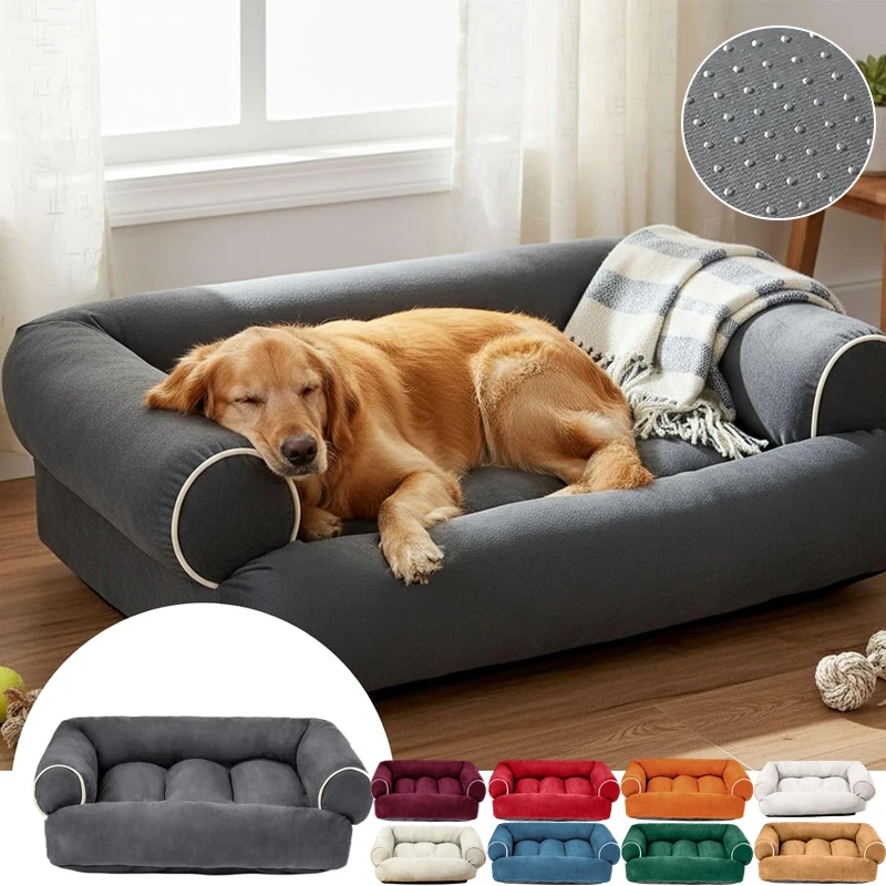 2026 Spring Soft Square Dog Sofa Warm Large Pet Products House Kennel for Indoor Dogs Small Medium Cat Pet Sofa Sleeping Bed
2026 Spring Soft Square Dog Sofa Warm Large Pet Products House Kennel for Indoor Dogs Small Medium Cat Pet Sofa Sleeping Bed