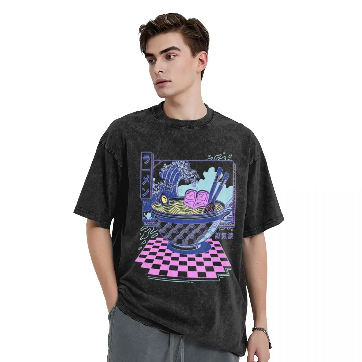 Vaporwave Ramen T-Shirt shirts graphic designer shirts anime stuff mens t shirts casual stylish
Vaporwave Ramen T-Shirt shirts graphic designer shirts anime stuff mens t shirts casual stylish