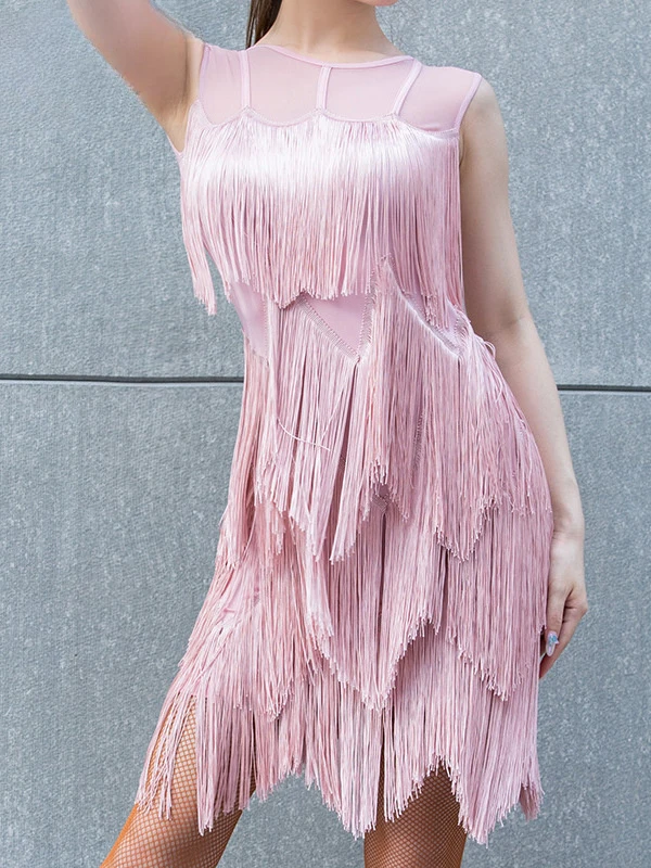 Latin Dance Practice Dress Tassel Performance Dance Dress Sexy Female Adult Competition Dress
Latin Dance Practice Dress Tassel Performance Dance Dress Sexy Female Adult Competition Dress